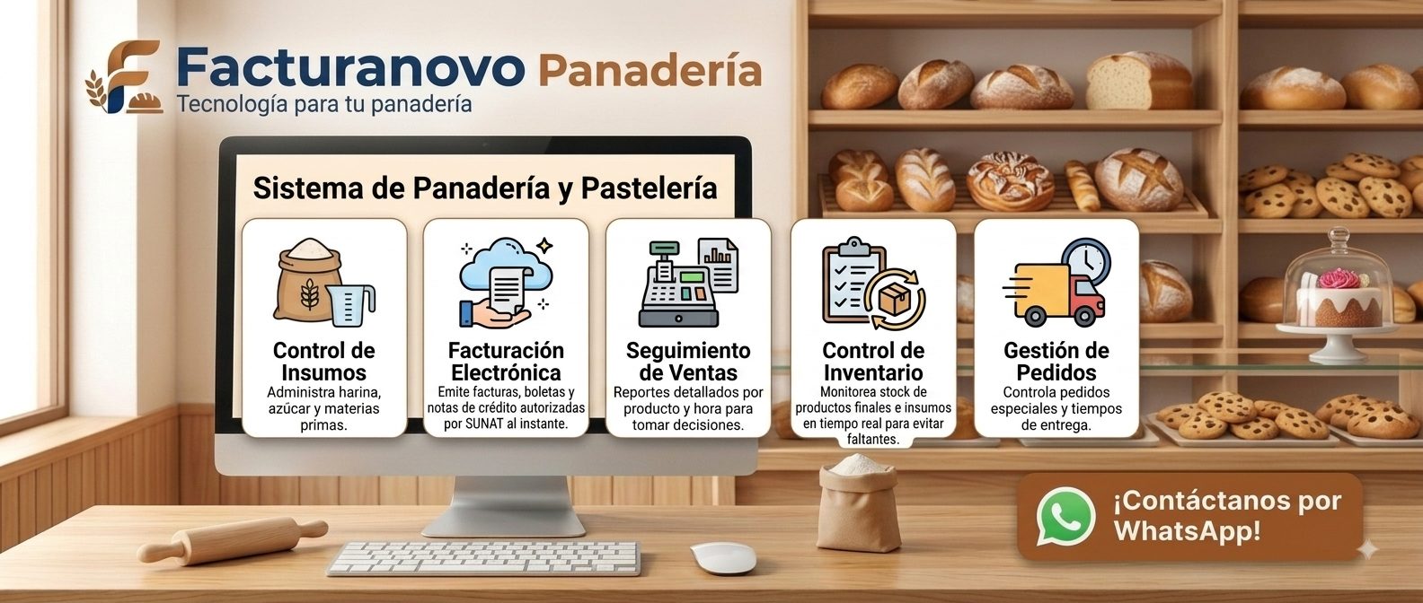 Sistema con Facturación Electrónica — software de escritorio FacturaNovo